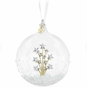 Swarovski Annual Edition Ball Ornament 2024, Crystal, No Gemstones